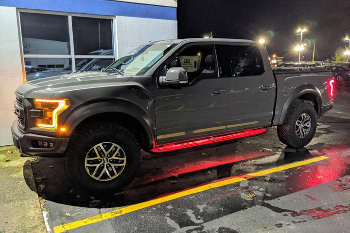 2017 - 2020 F150 RAPTOR LED Running Board/ Area Premium Lights-2017-18 F150 RAPTOR LEDS-F150LEDs.com