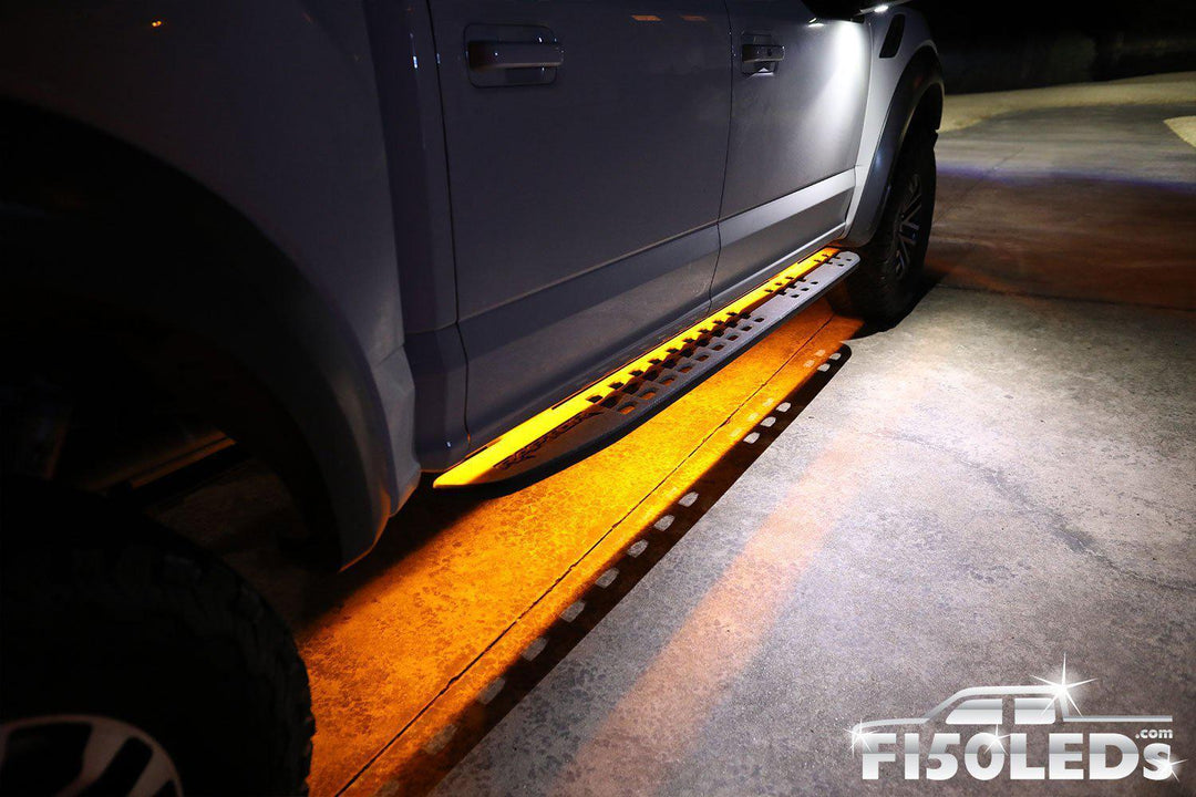 2017 - 2020 F150 RAPTOR LED Running Board/ Area Premium Lights-2017-18 F150 RAPTOR LEDS-F150LEDs.com