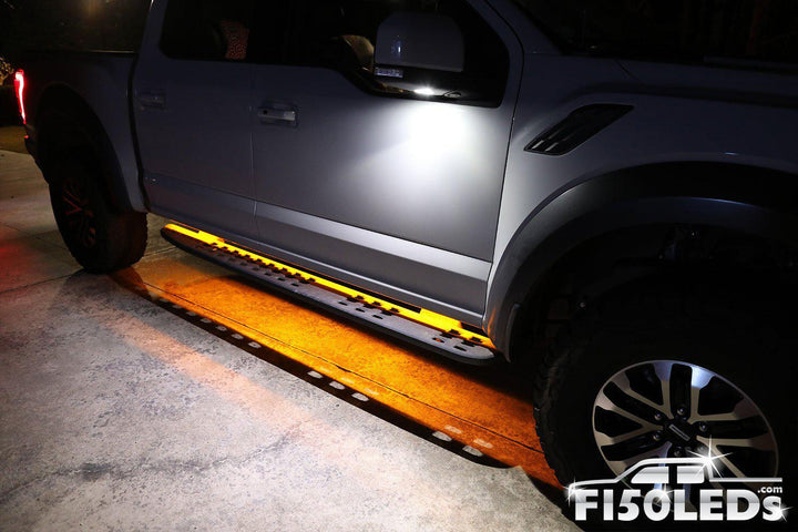 2017 - 2020 F150 RAPTOR LED Running Board/ Area Premium Lights-2017-18 F150 RAPTOR LEDS-F150LEDs.com