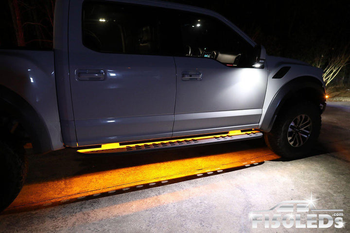 2017 - 2020 F150 RAPTOR LED Running Board/ Area Premium Lights-2017-18 F150 RAPTOR LEDS-F150LEDs.com