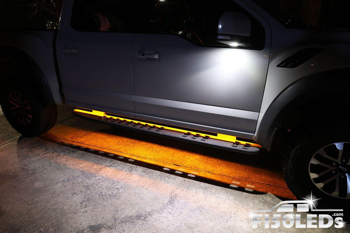 2017 - 2020 F150 RAPTOR LED Running Board/ Area Premium Lights-2017-18 F150 RAPTOR LEDS-F150LEDs.com