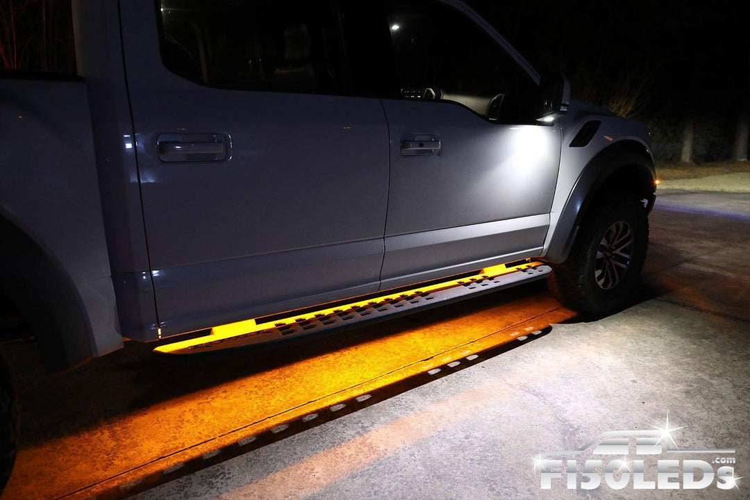 2017 - 2020 F150 RAPTOR LED Running Board/ Area Premium Lights-2017-18 F150 RAPTOR LEDS-F150LEDs.com