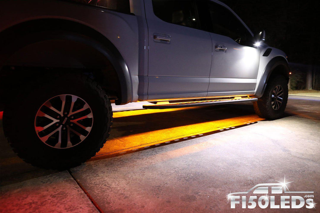 2017 - 2020 F150 RAPTOR LED Running Board/ Area Premium Lights-2017-18 F150 RAPTOR LEDS-F150LEDs.com