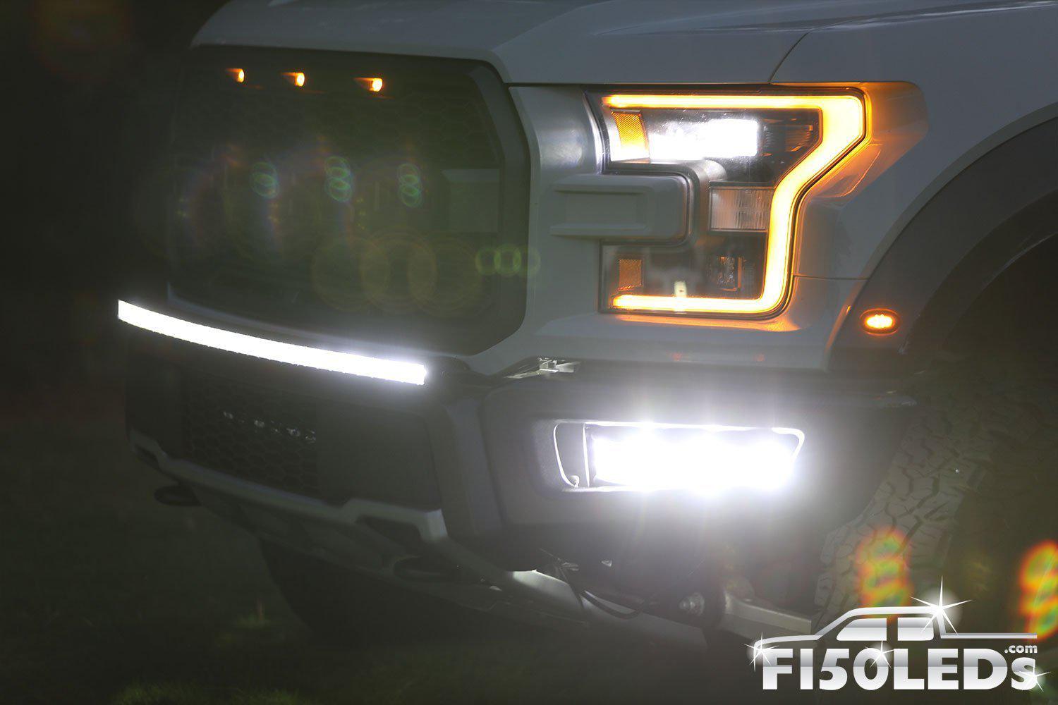 2017 - 2020 Raptor Spartan Series CREE LED Fog Lights-2017-18 F150 RAPTOR LEDS-F150LEDs.com