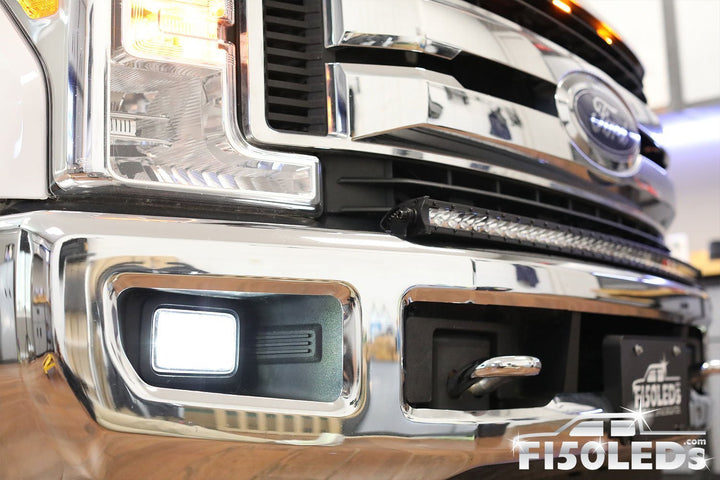 2017 - 2020 F250 Super Duty CREE LED Fog Light Kit-2017 - 2020 F250 Super Duty-F150LEDs.com