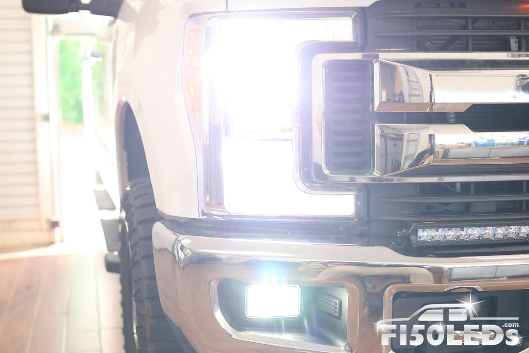 2017 - 2020 F250 Super Duty CREE LED Fog Light Kit-2017 - 2020 F250 Super Duty-F150LEDs.com