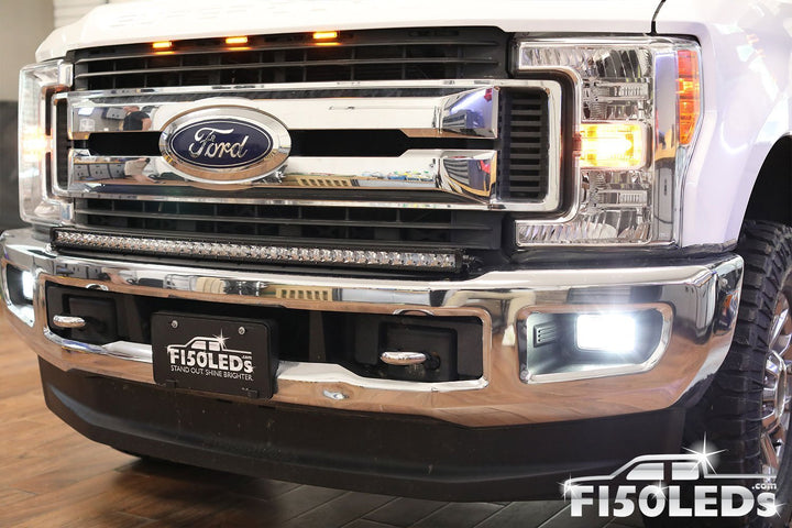 2017 - 2020 F250 Super Duty CREE LED Fog Light Kit-2017 - 2020 F250 Super Duty-F150LEDs.com