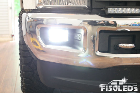 2017 - 2020 F250 Super Duty CREE LED Fog Light Kit-2017 - 2020 F250 Super Duty-F150LEDs.com