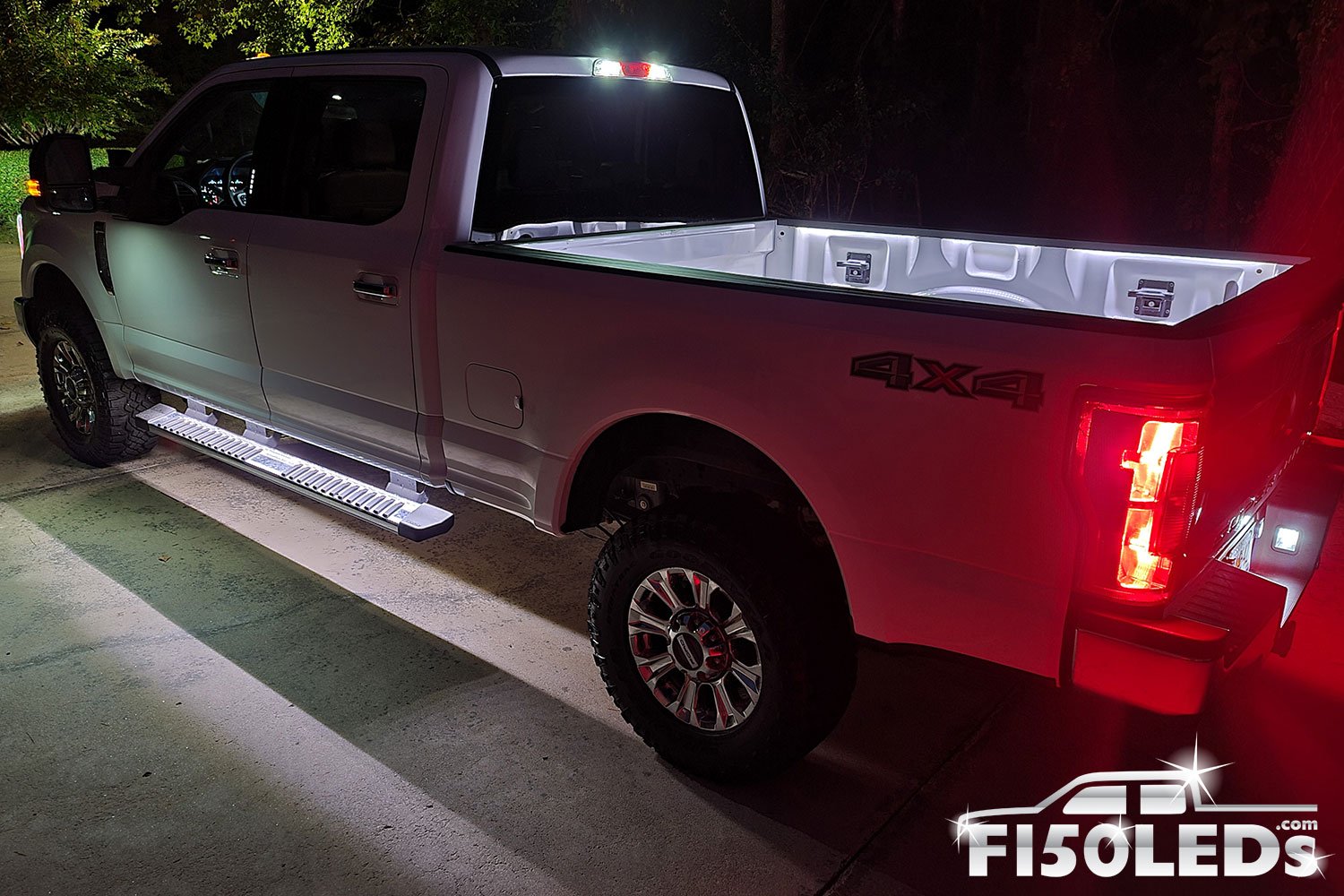 2017 - 2021 F250 Super Duty Integrated Bed Cargo area premium LED lights-F150LEDs.com