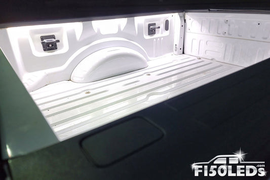 2017 - 2021 F250 Super Duty Integrated Bed Cargo area premium LED lights-F150LEDs.com