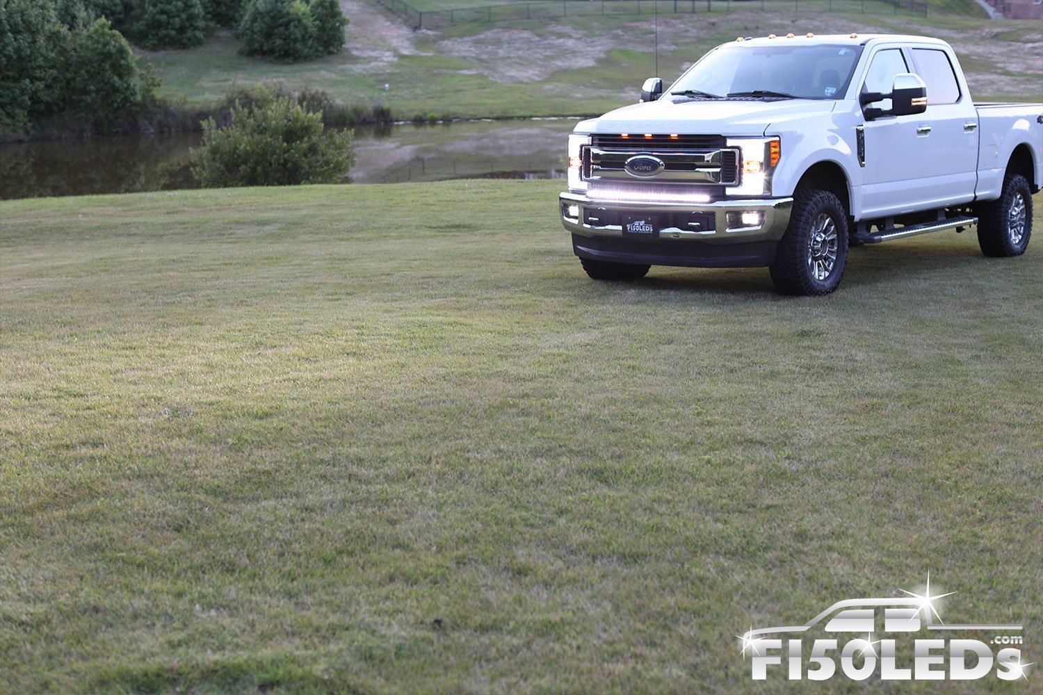 2017 - 2020 F250 Super Duty PALADIN 210W Curved CREE XTE LED Bumper Bar-2017 - 2020 F250 Super Duty-F150LEDs.com