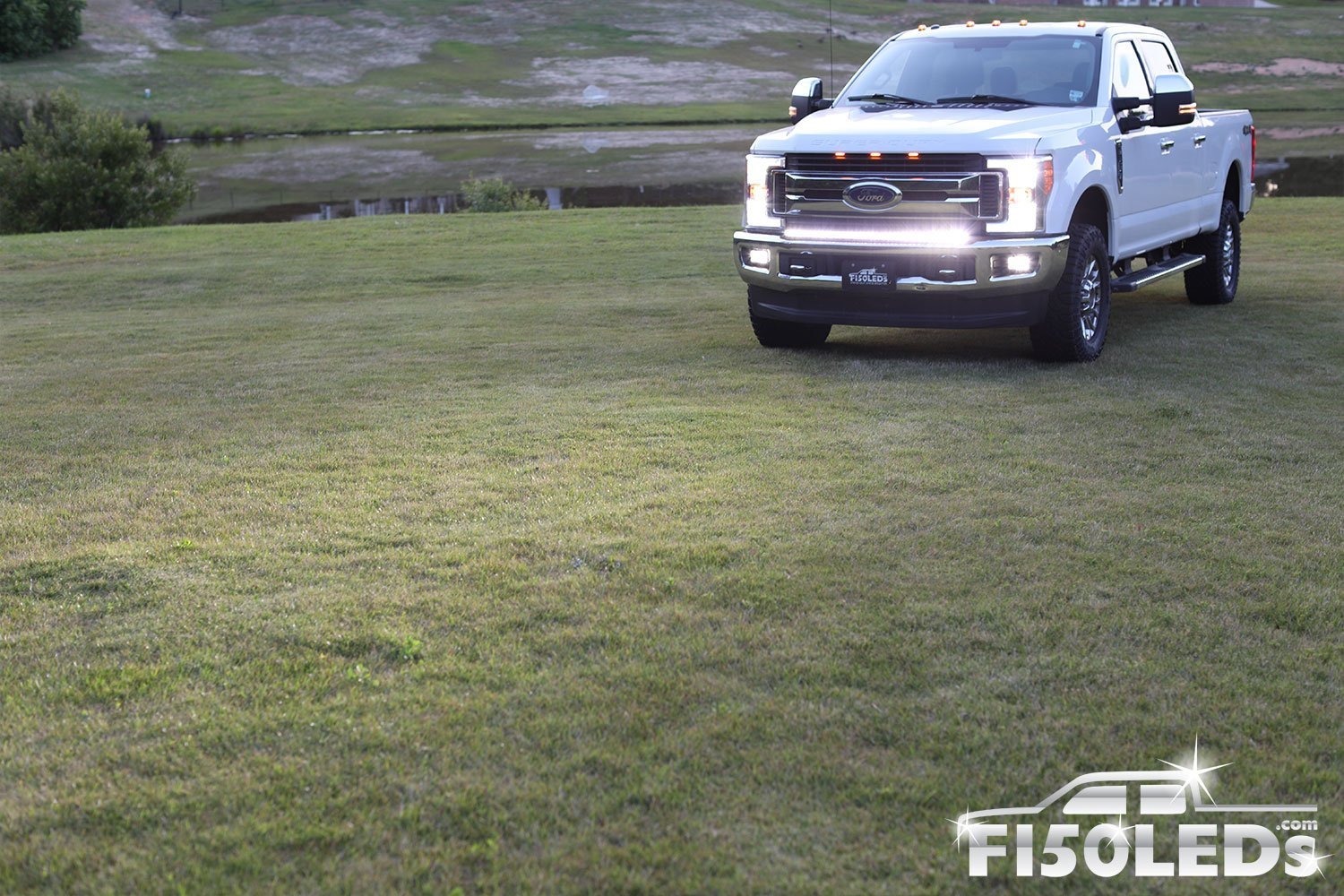 2017 - 2020 F250 Super Duty PALADIN 210W Curved CREE XTE LED Bumper Bar-2017 - 2020 F250 Super Duty-F150LEDs.com