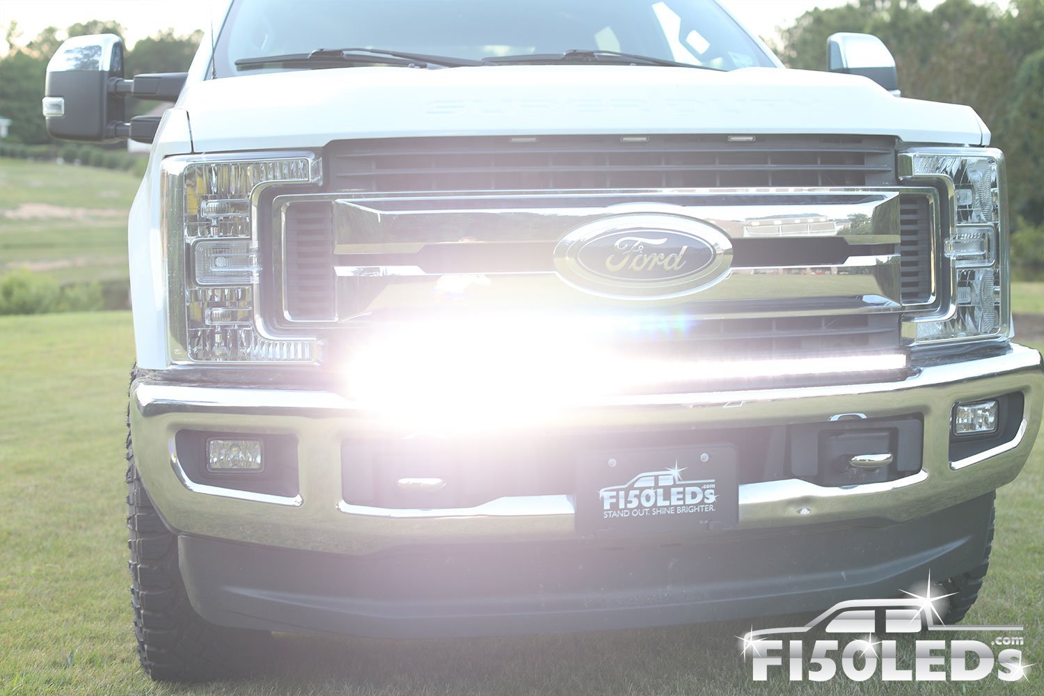 2017 - 2020 F250 Super Duty PALADIN 210W Curved CREE XTE LED Bumper Bar-2017 - 2020 F250 Super Duty-F150LEDs.com