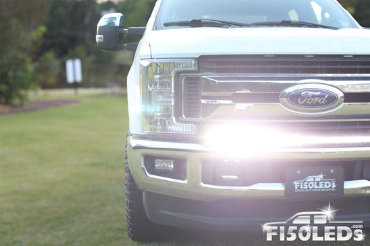 2017 - 2020 F250 Super Duty PALADIN 210W Curved CREE XTE LED Bumper Bar-2017 - 2020 F250 Super Duty-F150LEDs.com