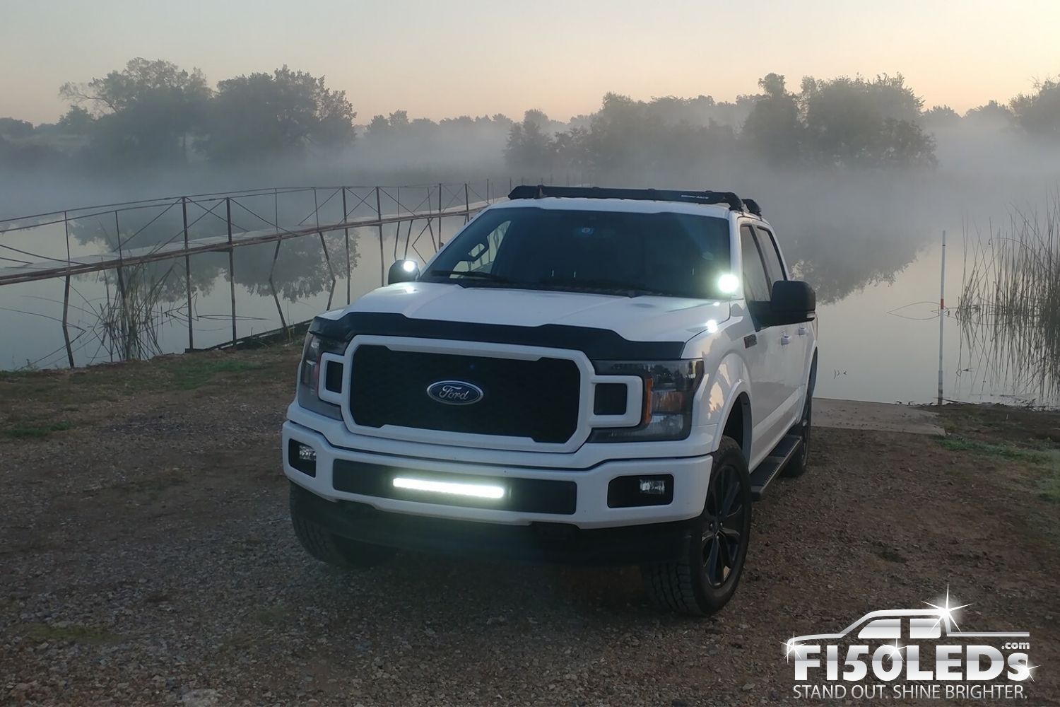 2018 - 2020 F150 20" PALADIN 90W Curved Lower Intake LED Bar-2015-18 F150 LEDS-F150LEDs.com