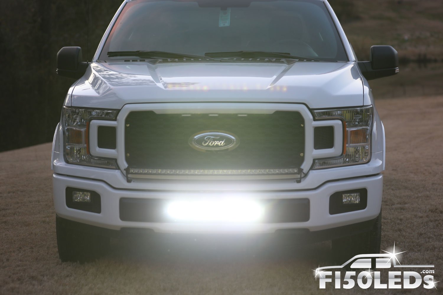 2018 - 2020 F150 20" PALADIN 90W Curved Lower Intake LED Bar-2015-18 F150 LEDS-F150LEDs.com