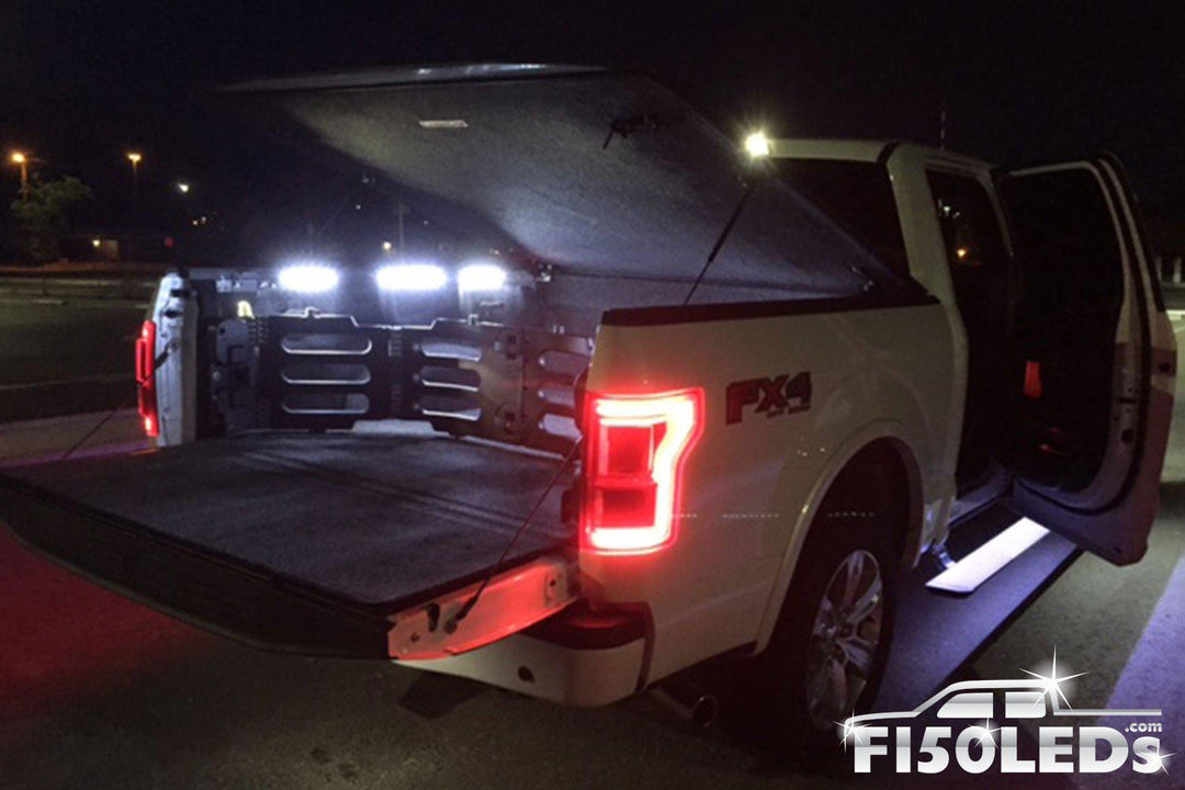 2015 - 2020 Integrated F150 Bed Cargo area premium LED lights-2015-18 F150 LEDS-F150LEDs.com