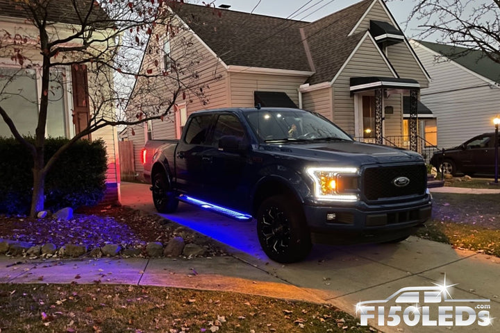 2021 - 2023 F150 Running Board Area Premium LED Light Kit