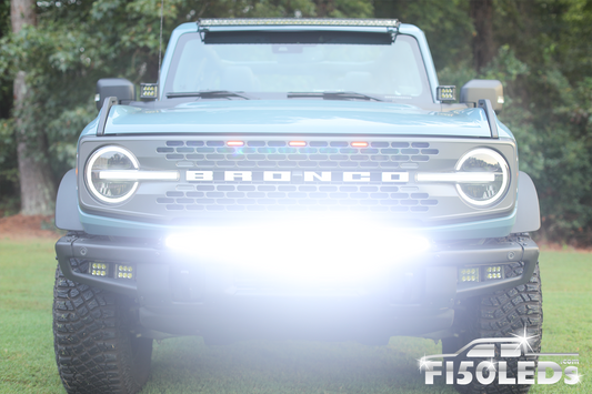 2021 - 2023 Ford Bronco PALADIN 180W Curved CREE XTE LED Bumper Bar