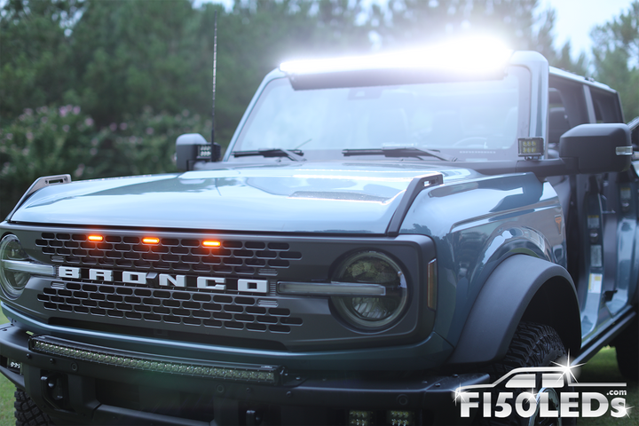 2021 - 2025 Ford Bronco Raptor Style LED Grill Kit