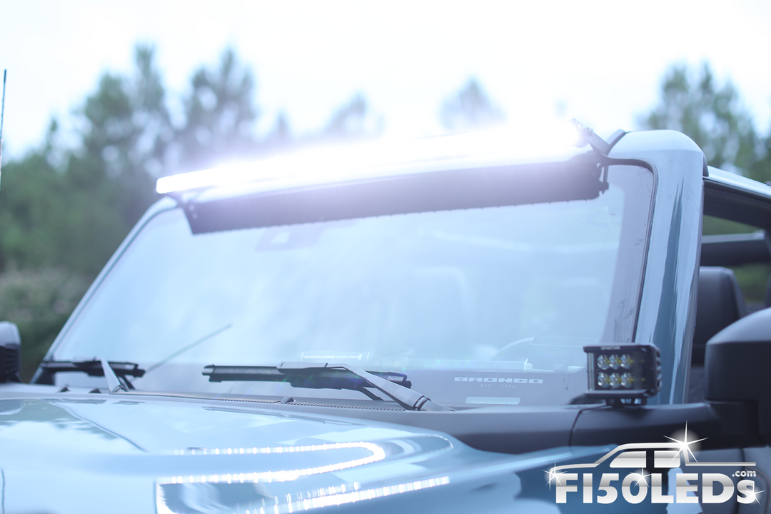 2021 - 2024 Ford Bronco Roof Mounted PALADIN 210W CURVED CREE XTE LED BAR