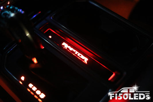 2017 - 2020 F150 Raptor LED Console Tray RGB Light