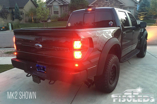 2010-14 F150 RAPTOR REAR TAIL & BLINKER COMBO CREE LED BULBS