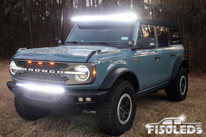 2021 - 2024 FORD BRONCO ROOF MOUNTED PALADIN 270W CURVED CREE XTE LED BAR