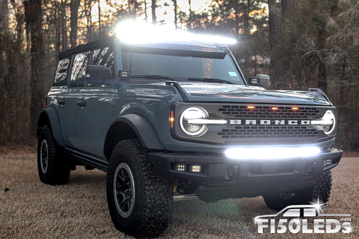 2021 - 2024 FORD BRONCO ROOF MOUNTED PALADIN 270W CURVED CREE XTE LED BAR
