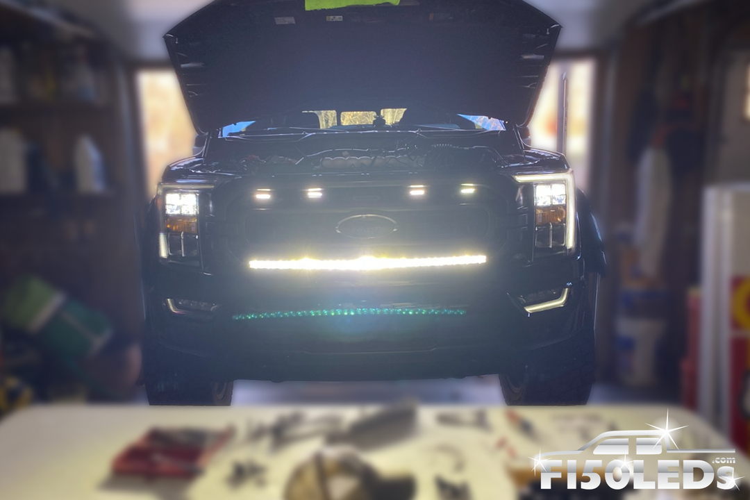 2021 - 2023 F150 PALADIN 180W Curved CREE XTE LED Bumper Bar