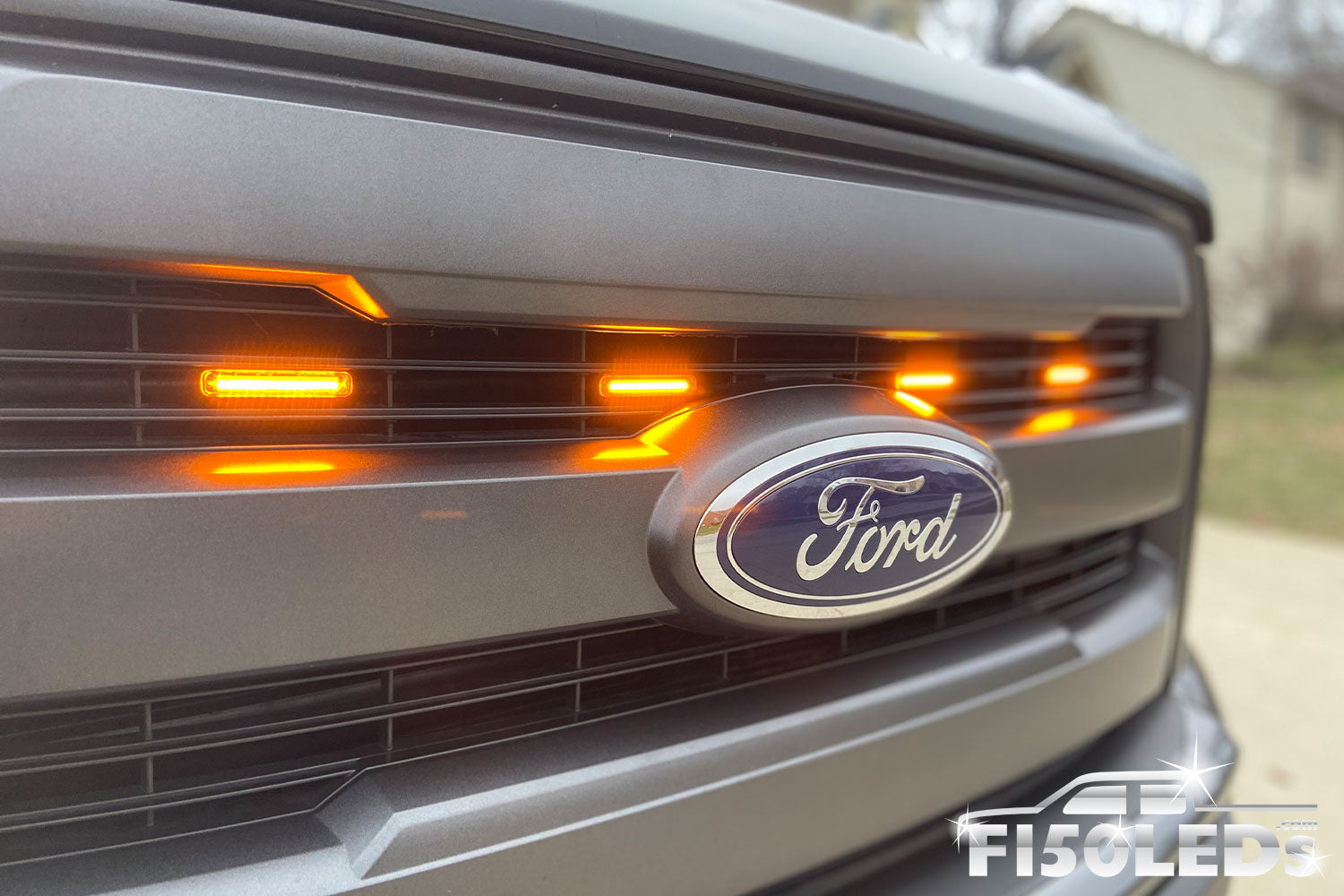 2015 - 2020 Raptor Style Extreme Amber LED grill Kit – F150LEDs.com
