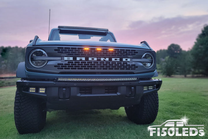 2021 - 2025 Ford Bronco Raptor Style LED Grill Kit