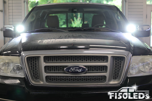 2004-2008 F150 CREE LED Hood Mounted Spartan Kit