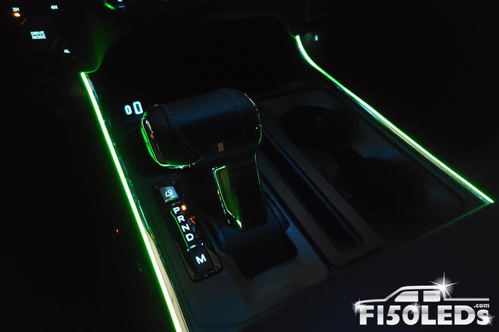 2021 - 2023 F150 Interior Console Accent Lighting