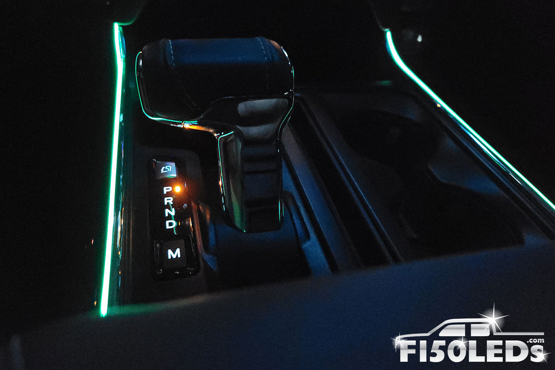 2021 - 2023 F150 Interior Console Accent Lighting