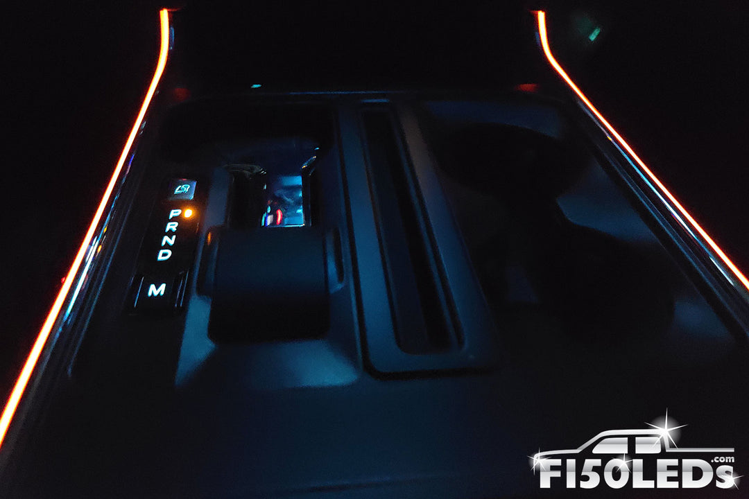 2021 - 2023 F150 Interior Console Accent Lighting