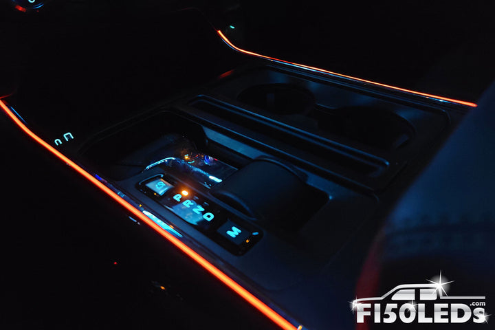 2021 - 2023 F150 Interior Console Accent Lighting