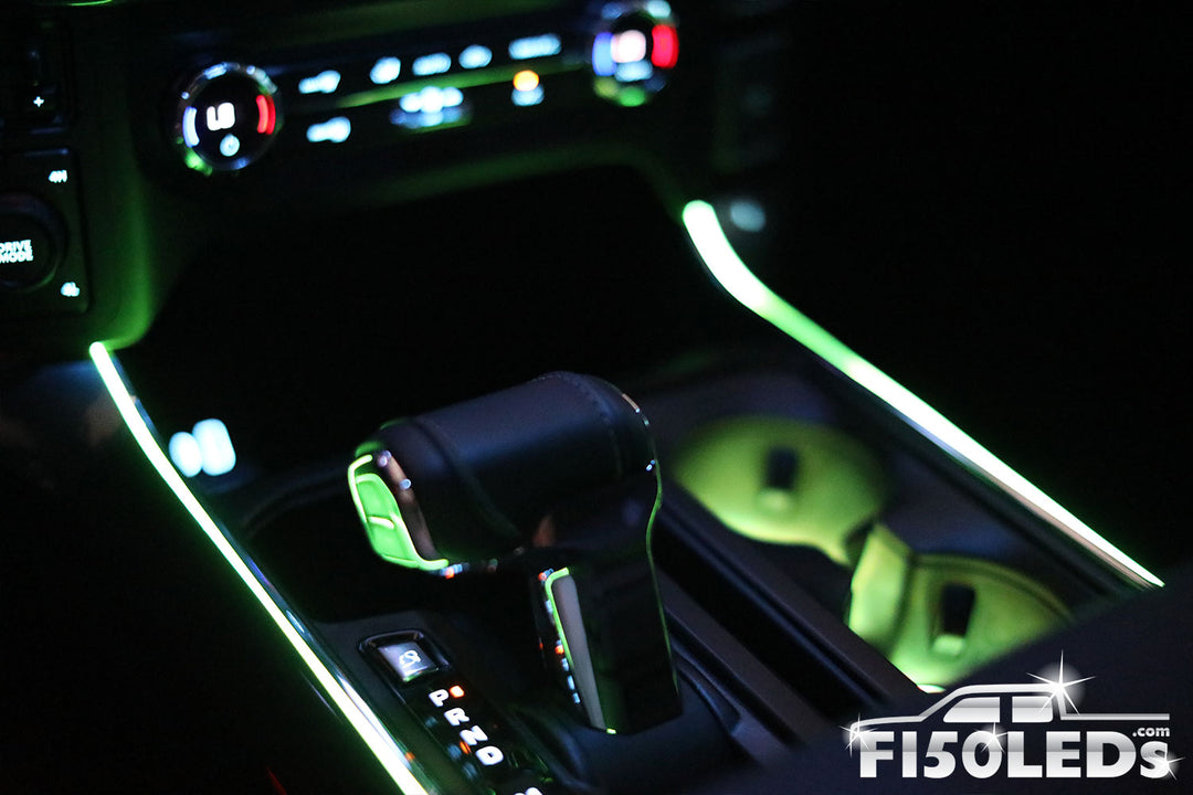 2021 - 2023 F150 Interior Console Accent Lighting