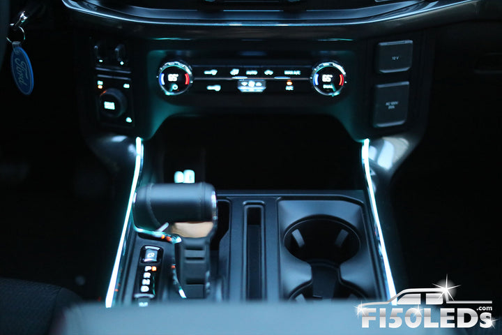 2021 - 2023 F150 Interior Console Accent Lighting