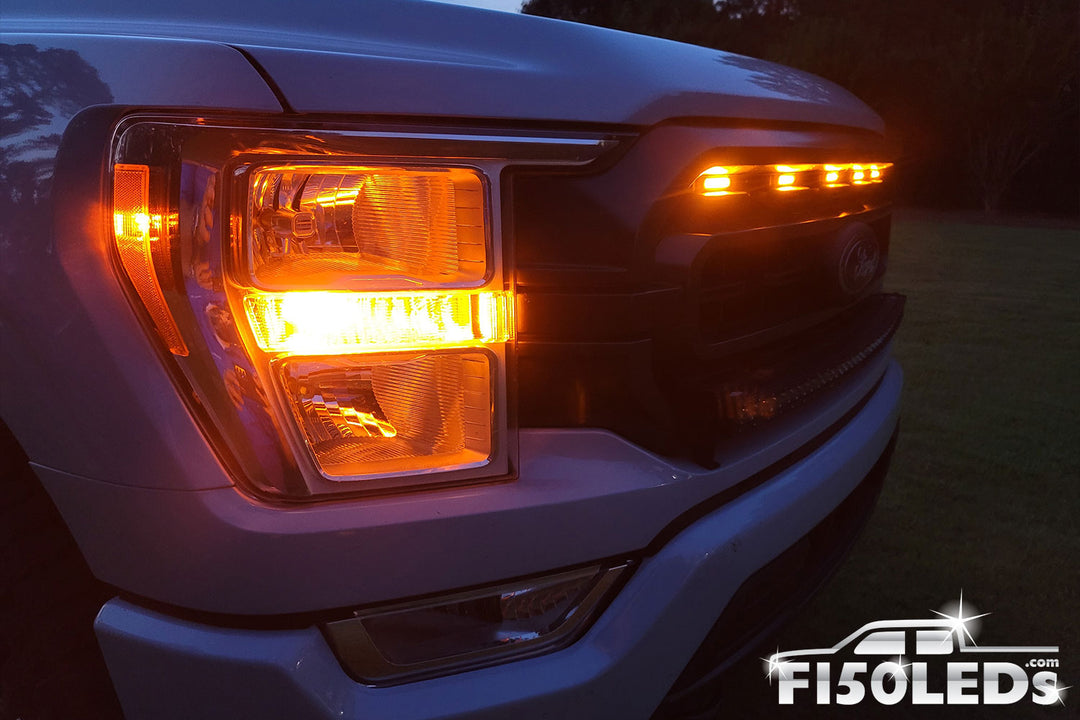 2021 - 2023 F150 FRONT RUNNING & BLINKER LED BULBS