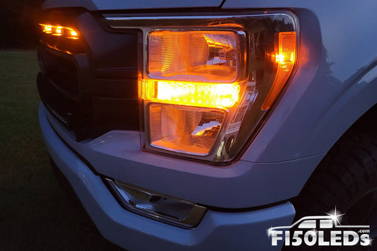 2021 - 2023 F150 FRONT RUNNING & BLINKER LED BULBS