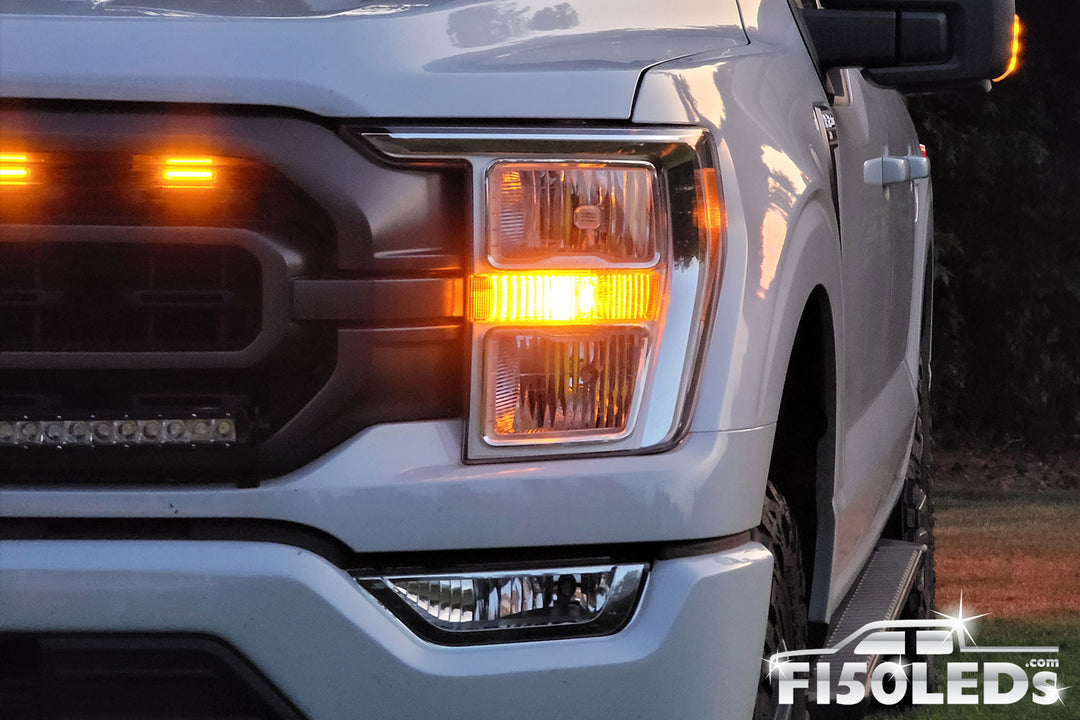 2021 - 2023 F150 FRONT RUNNING & BLINKER LED BULBS