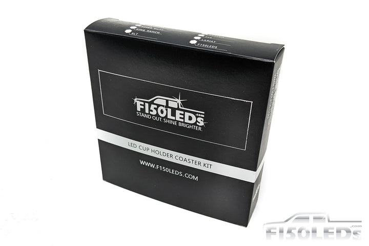 2011-16 SUPER DUTY LED CUP HOLDER COASTER KIT