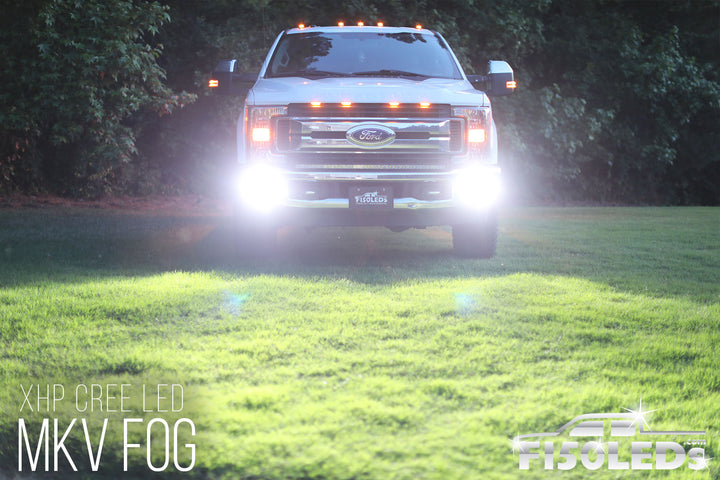 2017 - 2022 F250 Super Duty CREE LED Fog Light Bulbs