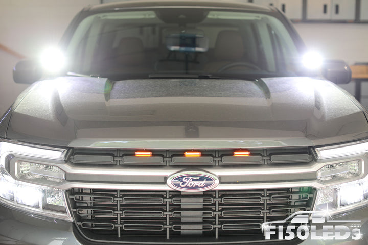 2022 - 2024 Ford Maverick CREE LED Hood Mounted MKII Spartan Kit