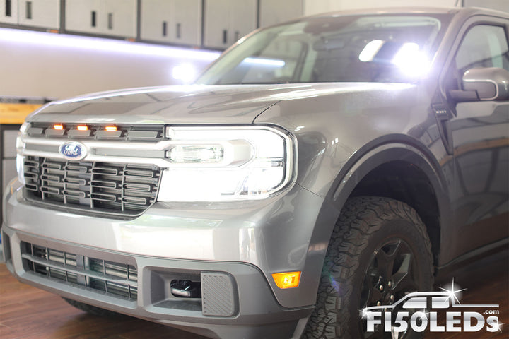 2022 - 2024 Ford Maverick CREE LED Hood Mounted MKII Spartan Kit