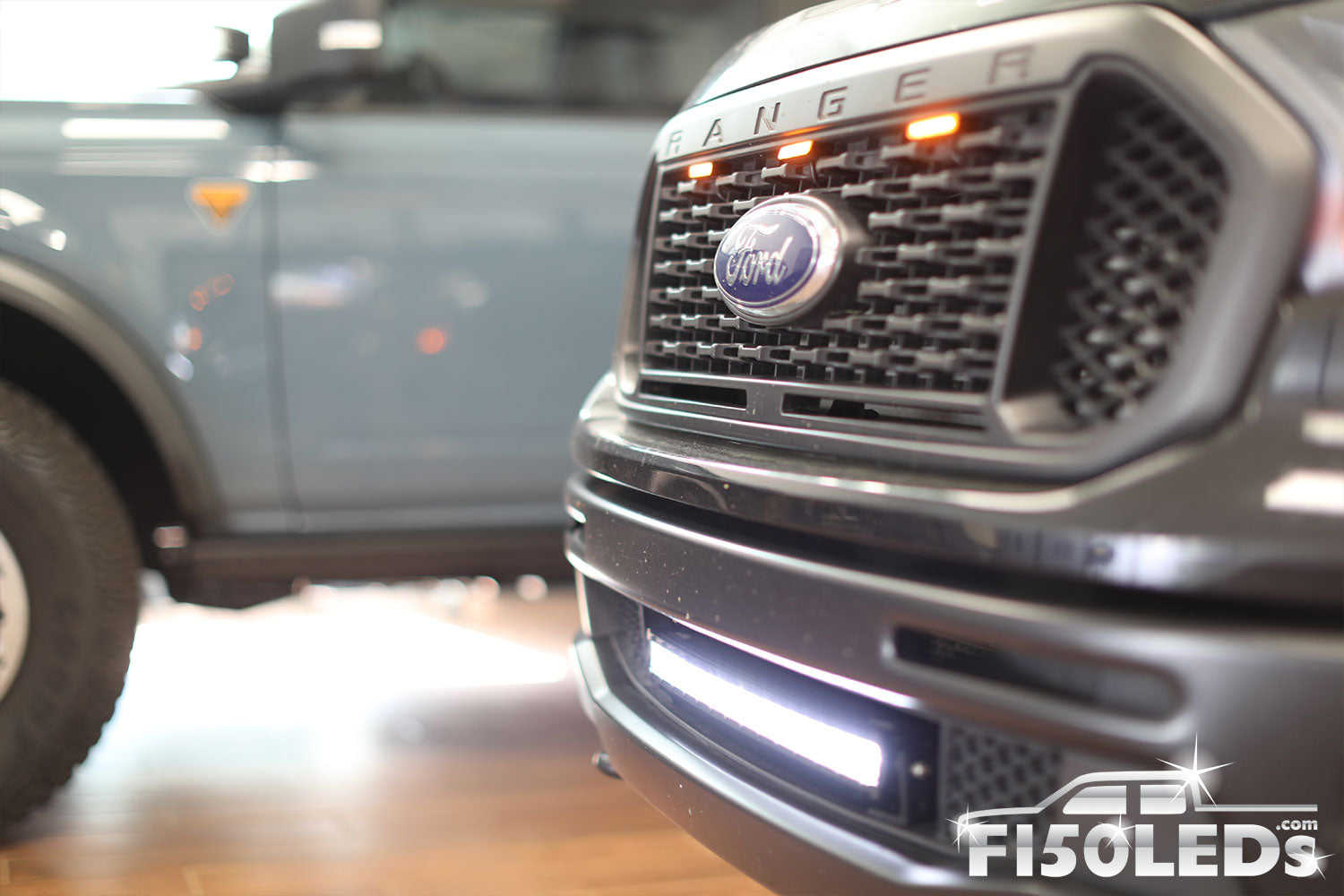 2019-22 Ford Ranger PALADIN 90W Curved Lower Intake LED Bar – F150LEDs.com