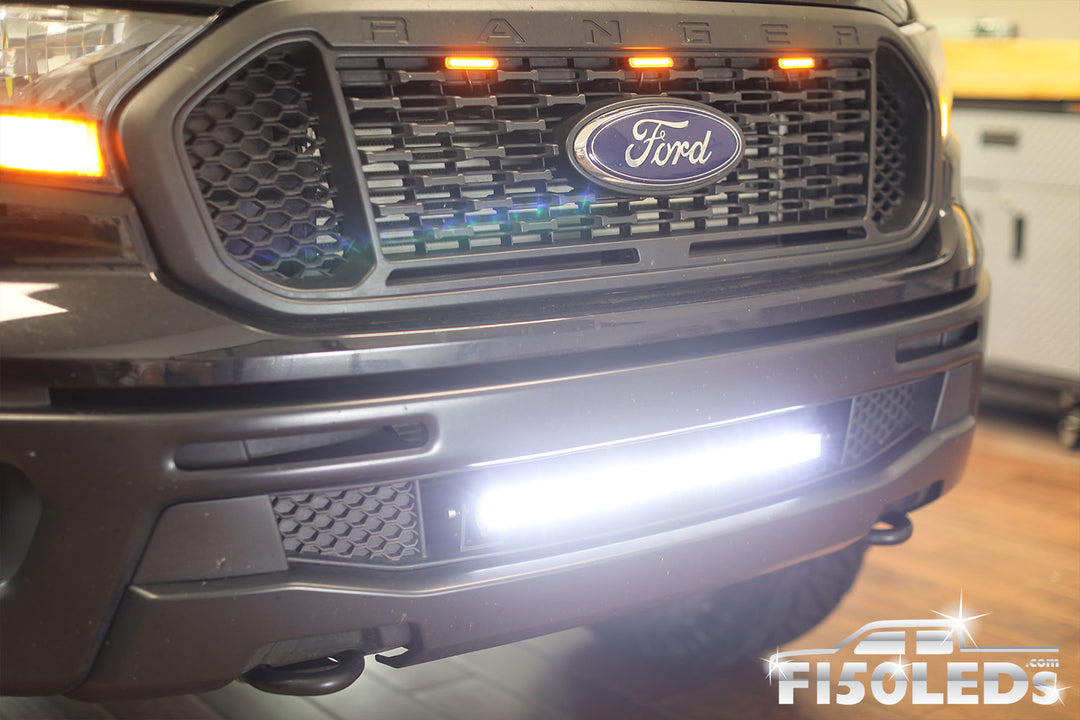 2019-2023 Ford Ranger 20" Paladin 90W Curved Lower Intake LED Bar