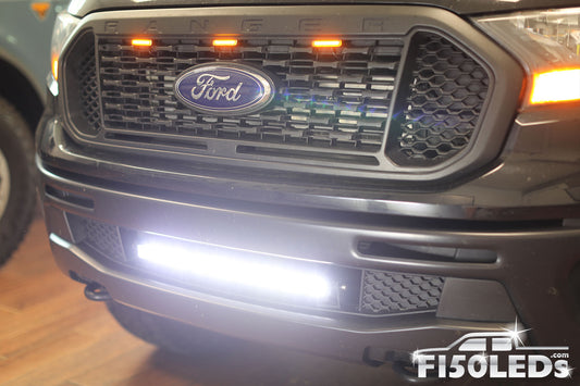 2019-2022 Ford Ranger 20" Paladin 90W Curved Lower Intake LED Bar