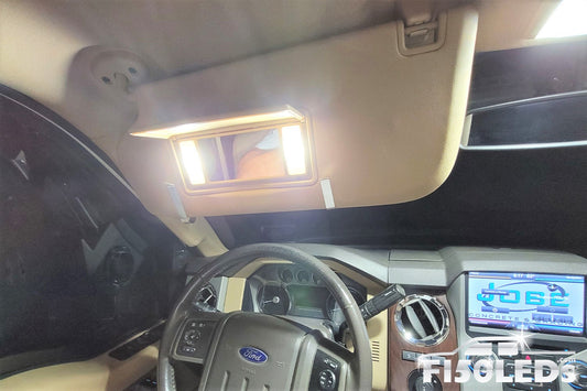 2011-16 SUPER DUTY FRONTER INTERIOR VANITY MIRROR LED BULBS